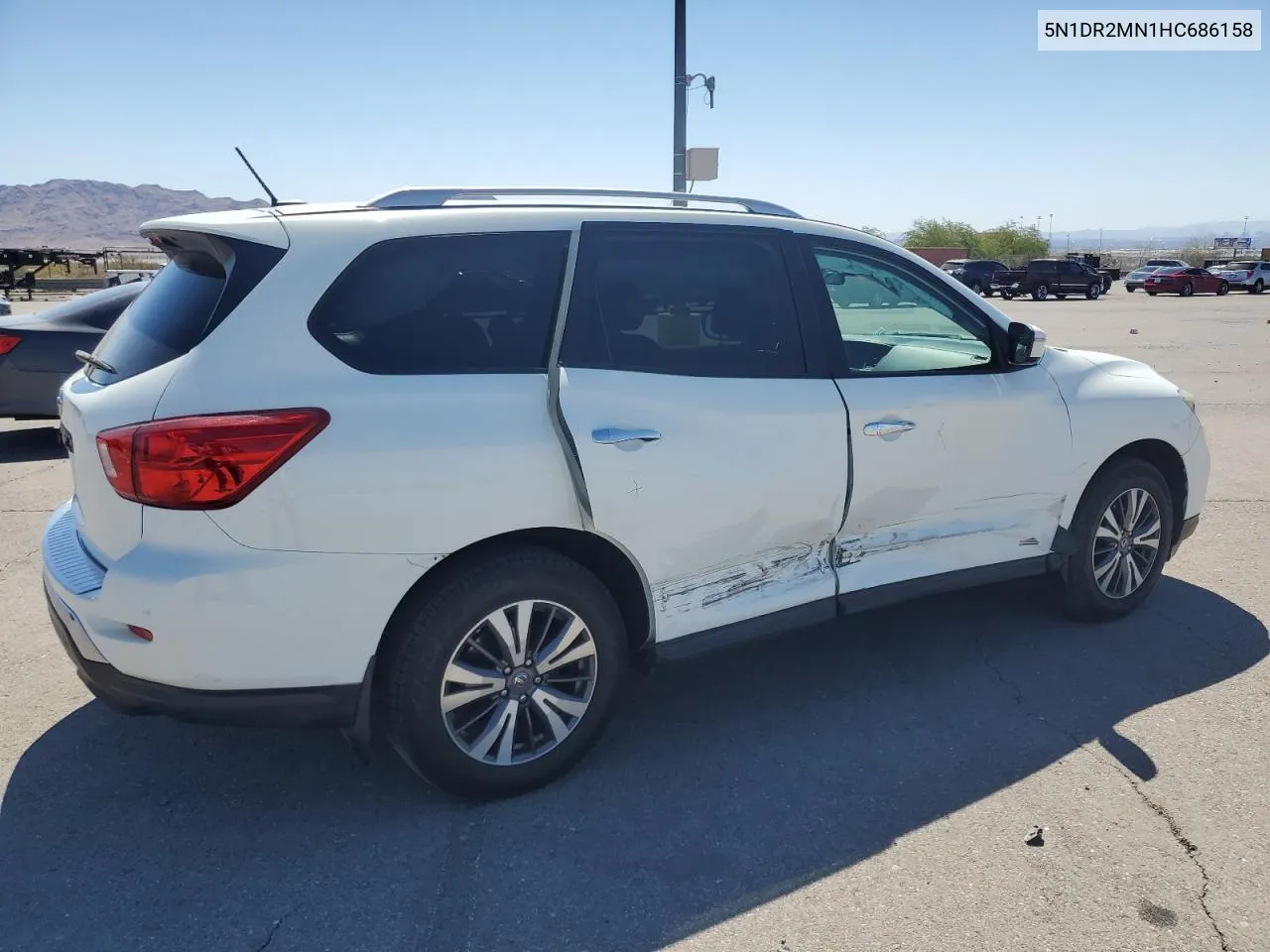 2017 Nissan Pathfinder S VIN: 5N1DR2MN1HC686158 Lot: 71810414