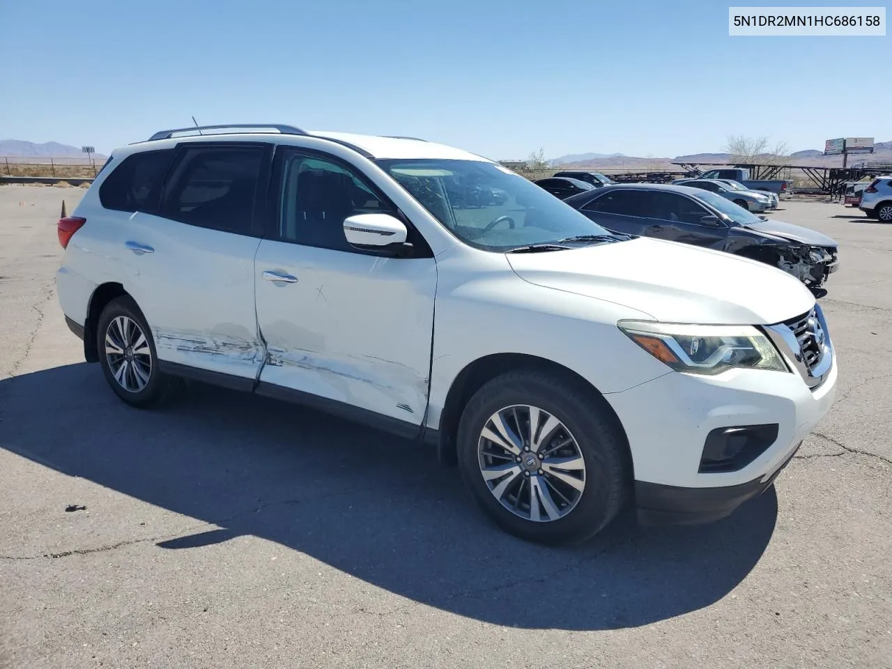 2017 Nissan Pathfinder S VIN: 5N1DR2MN1HC686158 Lot: 71810414