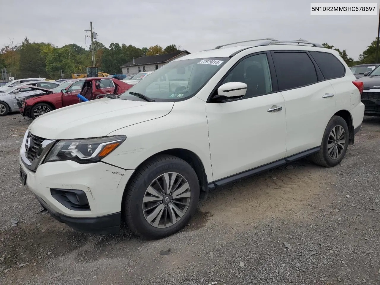 2017 Nissan Pathfinder S VIN: 5N1DR2MM3HC678697 Lot: 71919814