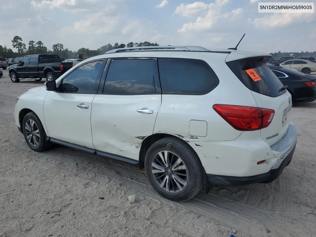 2017 Nissan Pathfinder S VIN: 5N1DR2MN6HC659005 Lot: 72025594