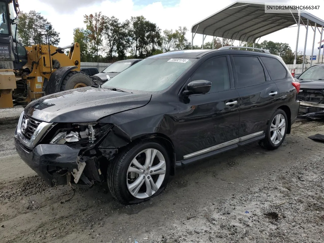 2017 Nissan Pathfinder S VIN: 5N1DR2MN3HC666347 Lot: 72032174