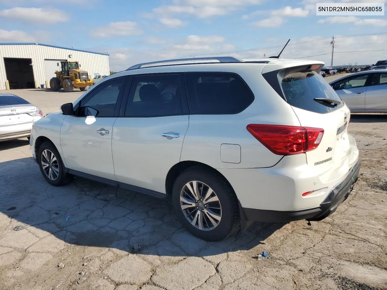 2017 Nissan Pathfinder S VIN: 5N1DR2MN5HC658055 Lot: 72060754