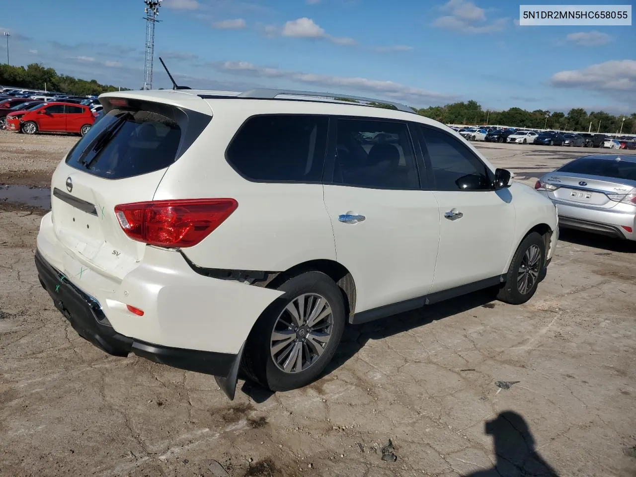 2017 Nissan Pathfinder S VIN: 5N1DR2MN5HC658055 Lot: 72060754