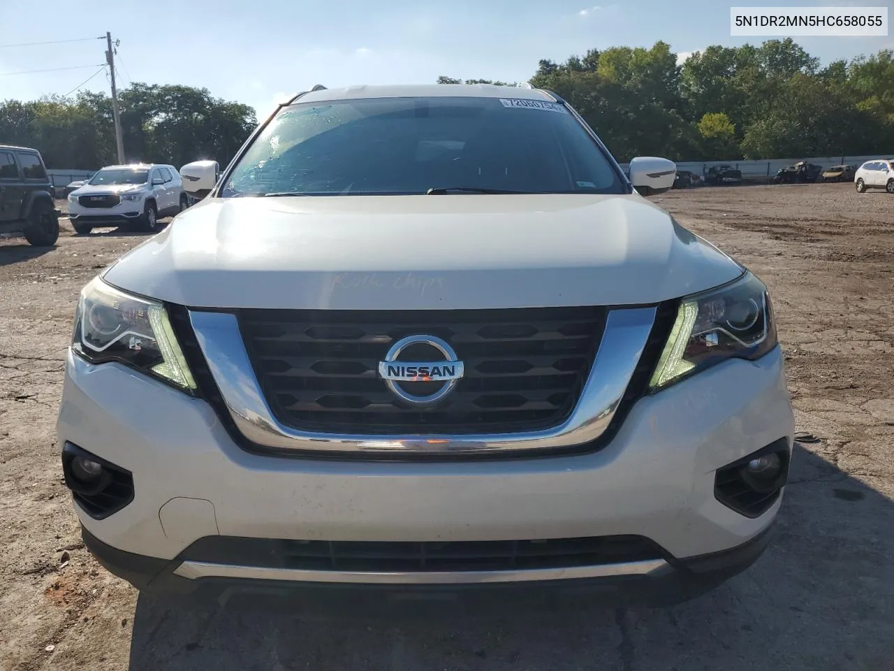 2017 Nissan Pathfinder S VIN: 5N1DR2MN5HC658055 Lot: 72060754