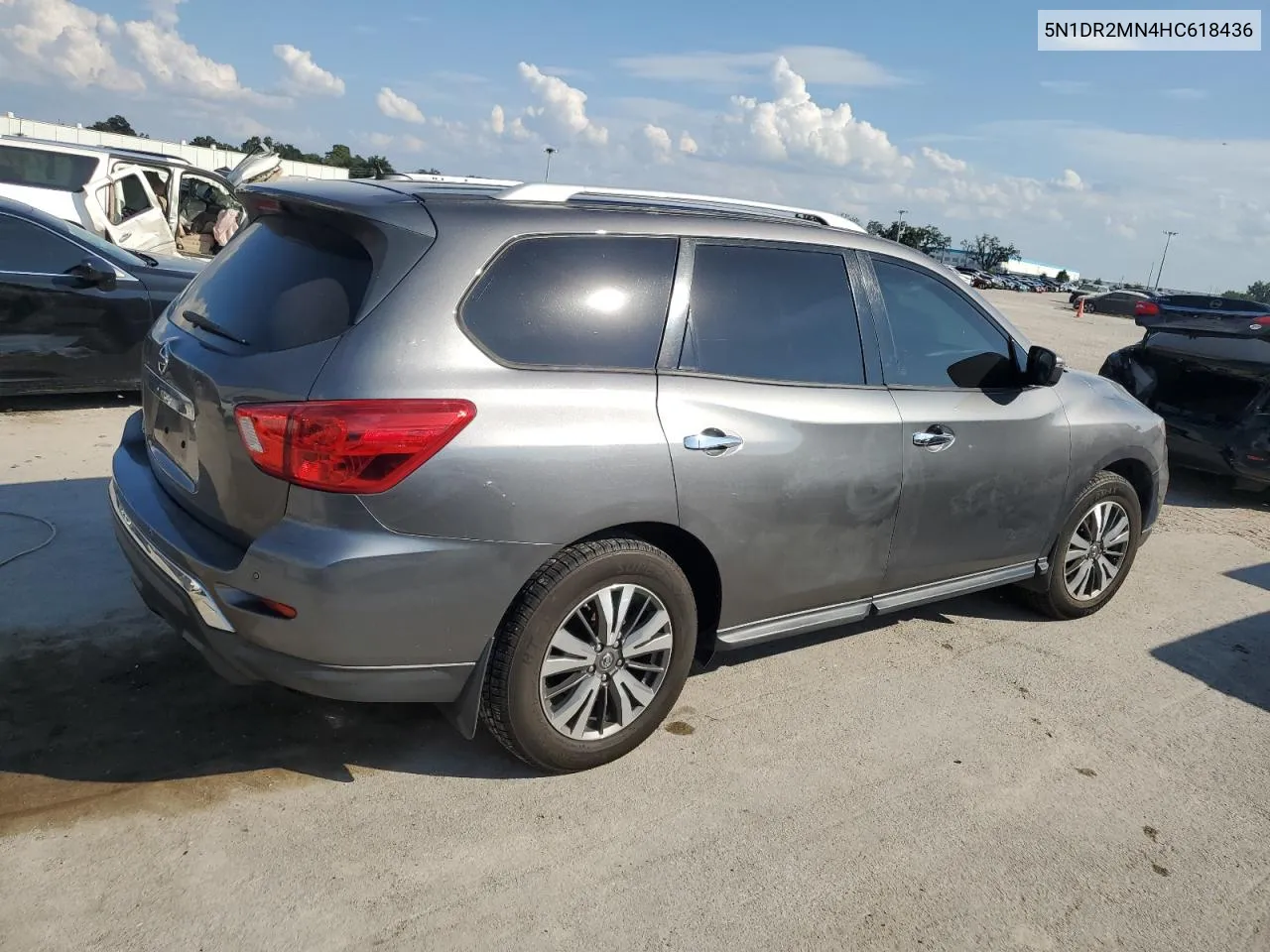 2017 Nissan Pathfinder S VIN: 5N1DR2MN4HC618436 Lot: 72072214