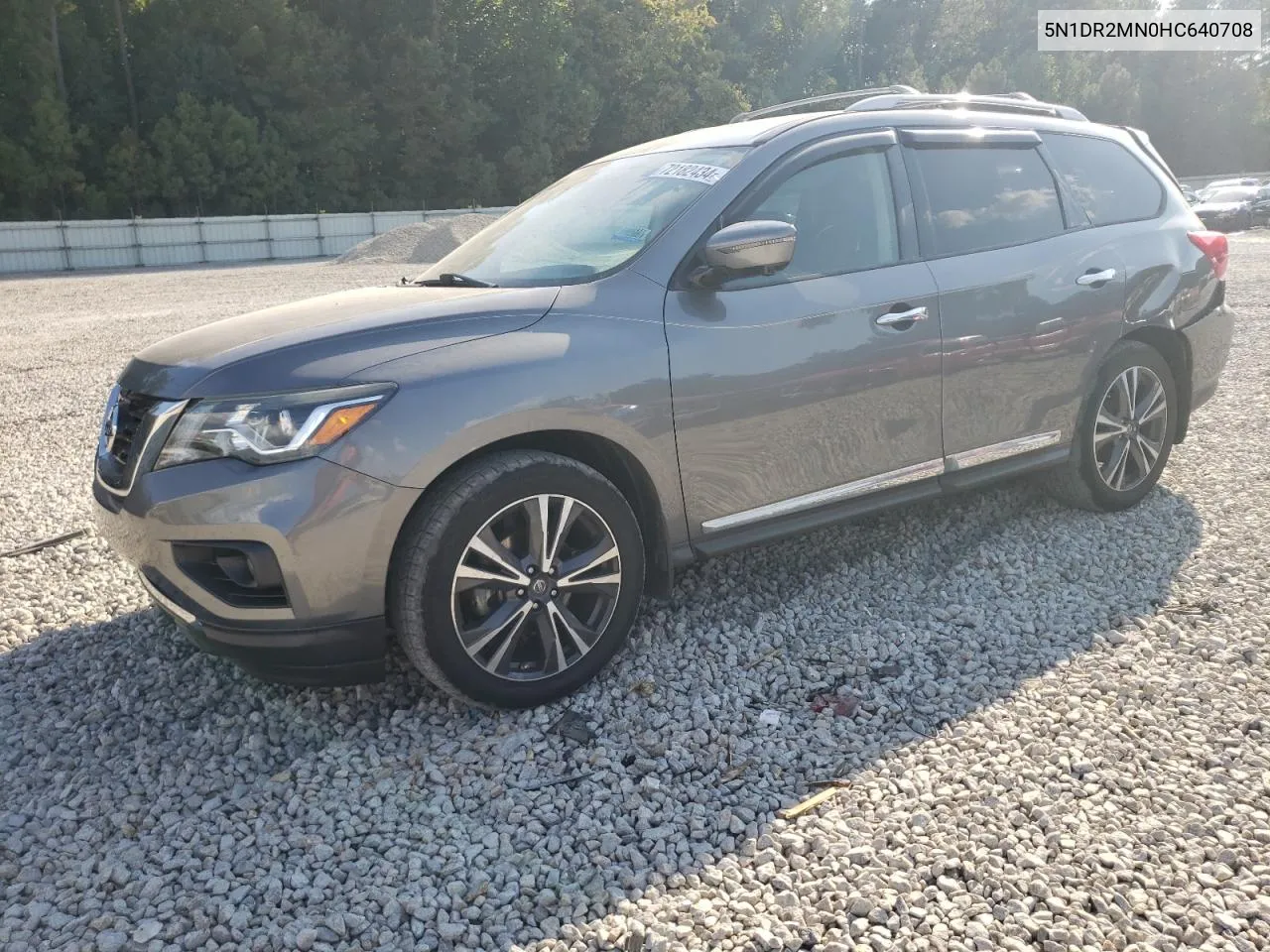 5N1DR2MN0HC640708 2017 Nissan Pathfinder S