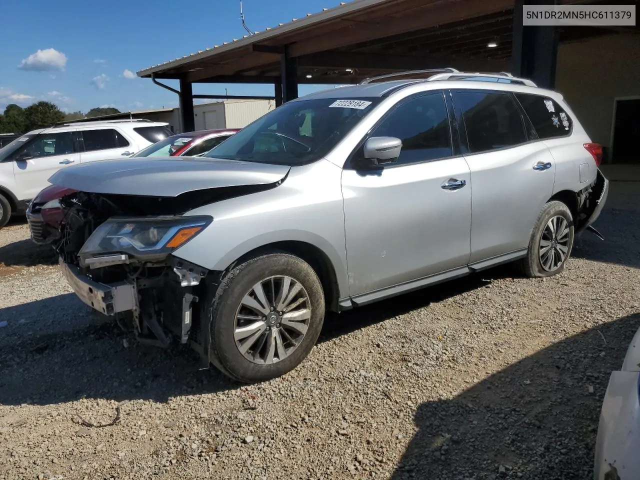 2017 Nissan Pathfinder S VIN: 5N1DR2MN5HC611379 Lot: 72229184