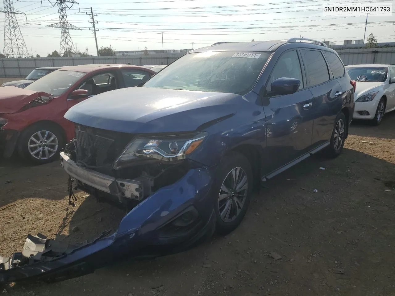 2017 Nissan Pathfinder S VIN: 5N1DR2MM1HC641793 Lot: 72249714