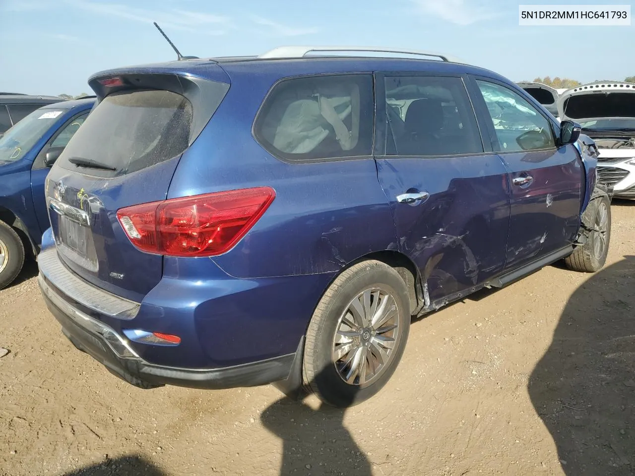 2017 Nissan Pathfinder S VIN: 5N1DR2MM1HC641793 Lot: 72249714