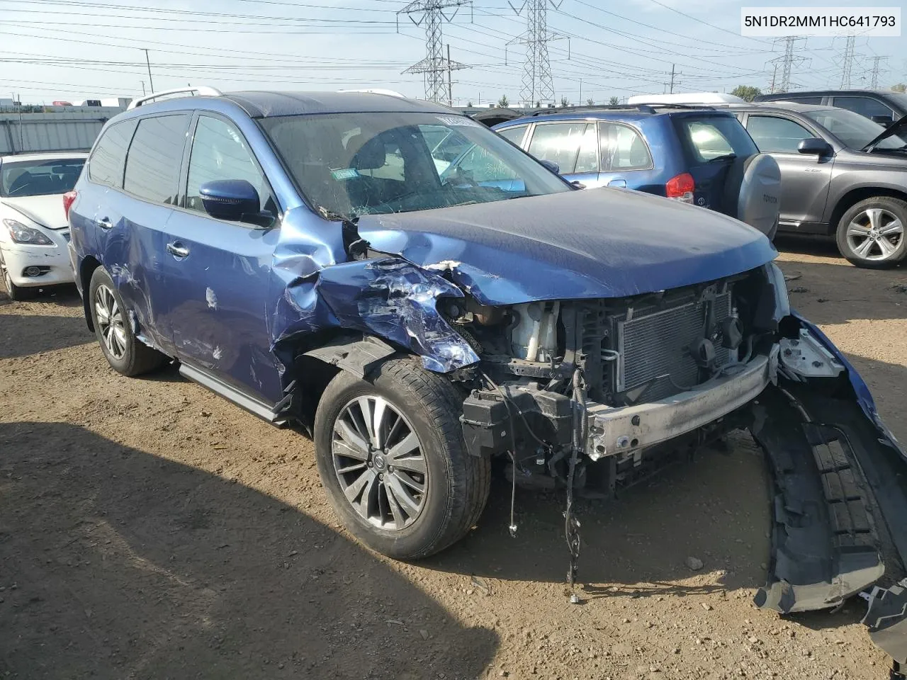 2017 Nissan Pathfinder S VIN: 5N1DR2MM1HC641793 Lot: 72249714