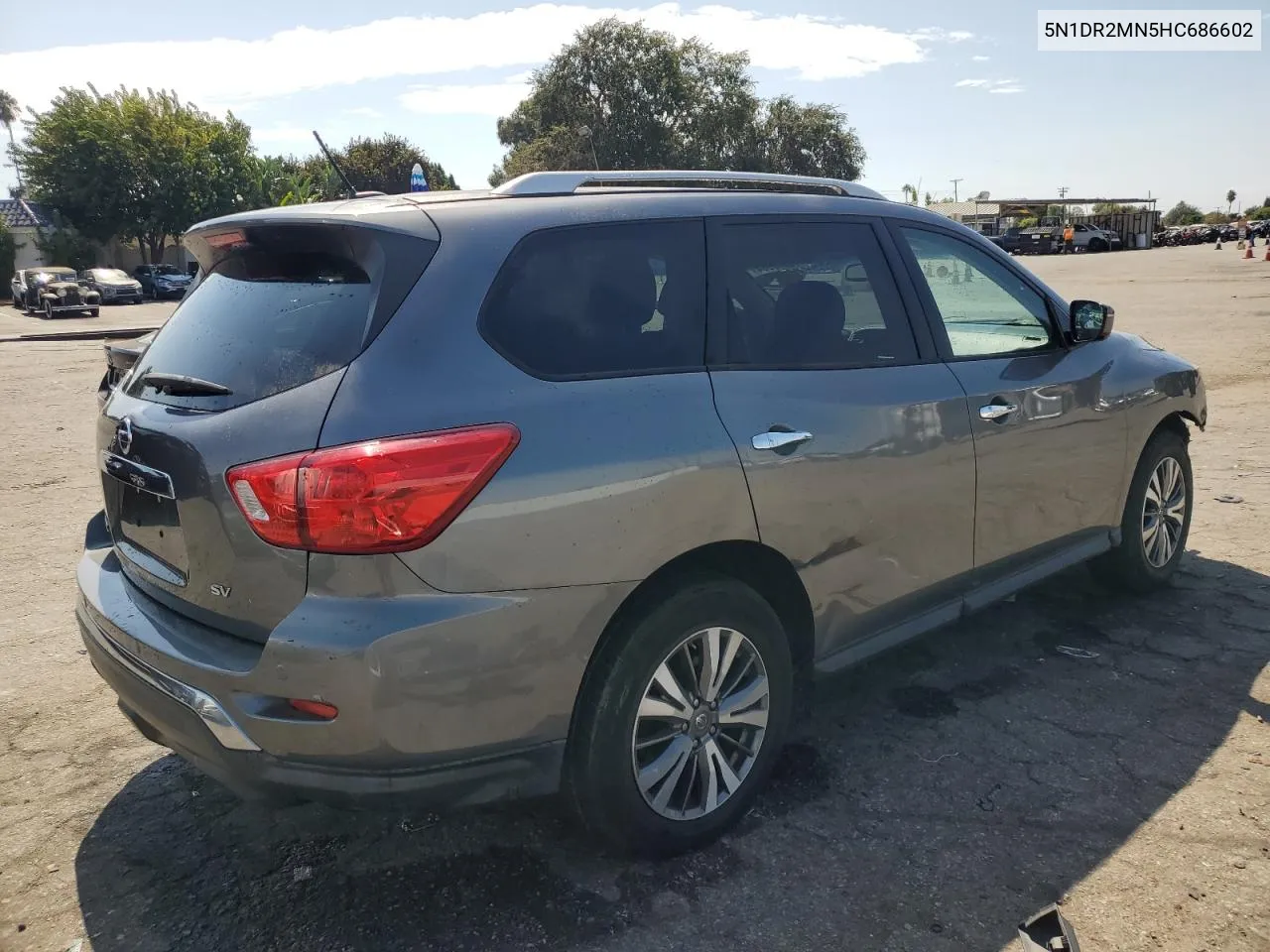 2017 Nissan Pathfinder S VIN: 5N1DR2MN5HC686602 Lot: 72570984