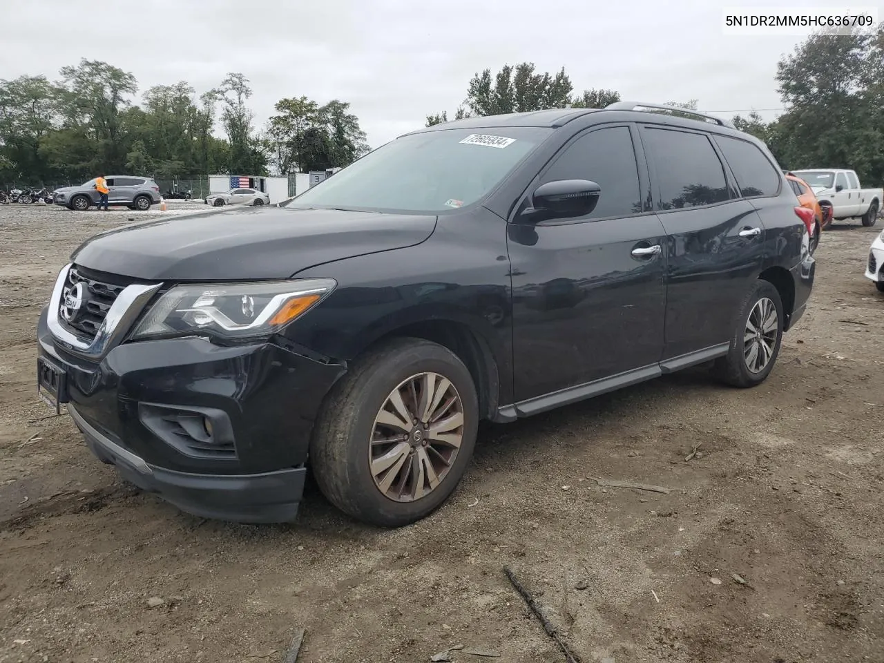 2017 Nissan Pathfinder S VIN: 5N1DR2MM5HC636709 Lot: 72605934