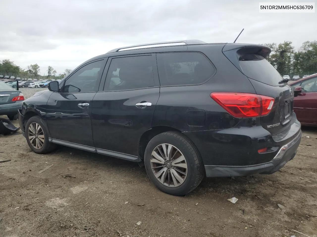 2017 Nissan Pathfinder S VIN: 5N1DR2MM5HC636709 Lot: 72605934