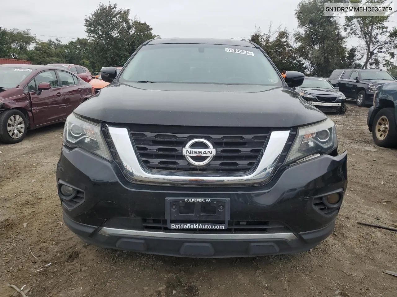 5N1DR2MM5HC636709 2017 Nissan Pathfinder S