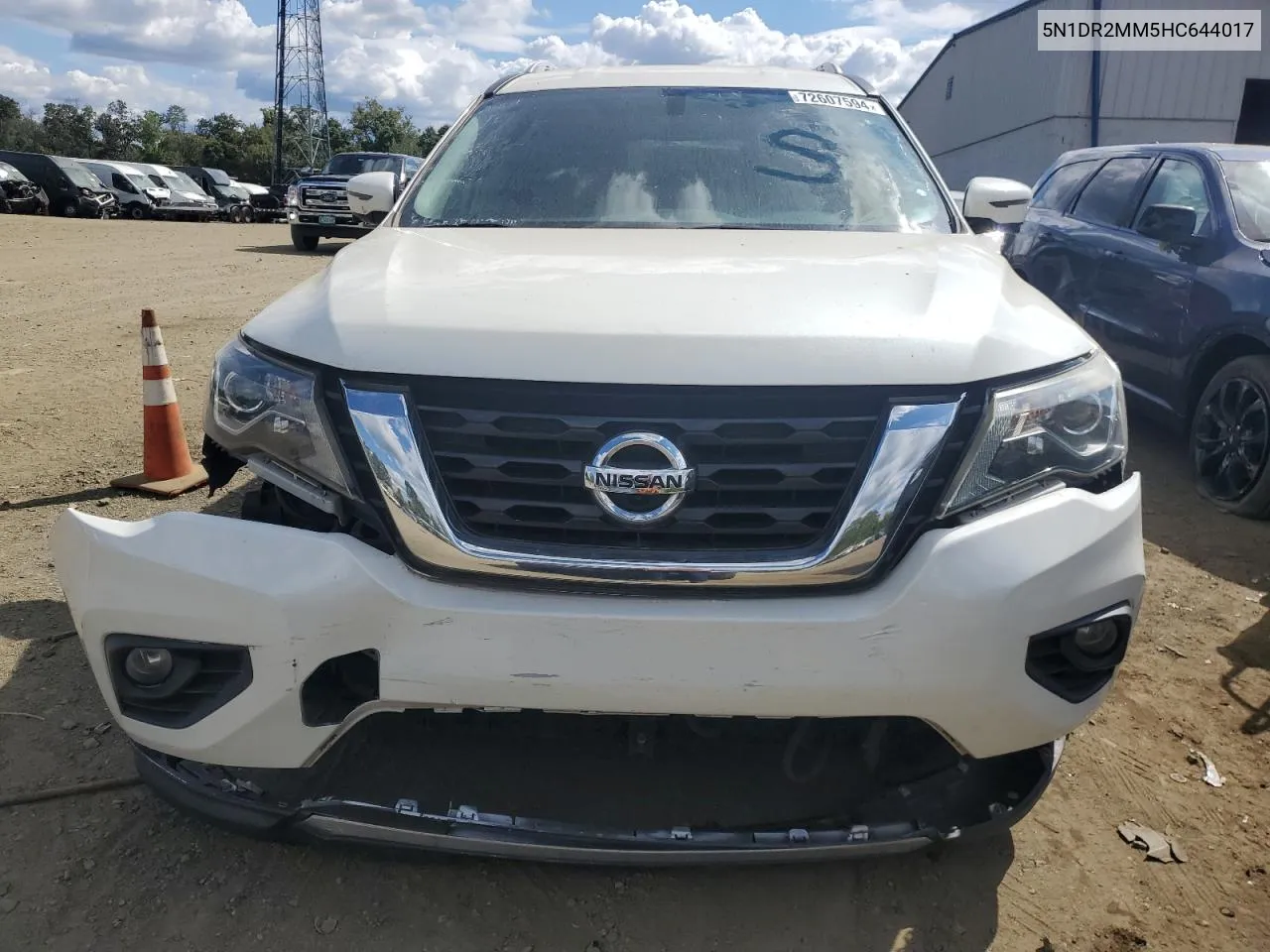 5N1DR2MM5HC644017 2017 Nissan Pathfinder S