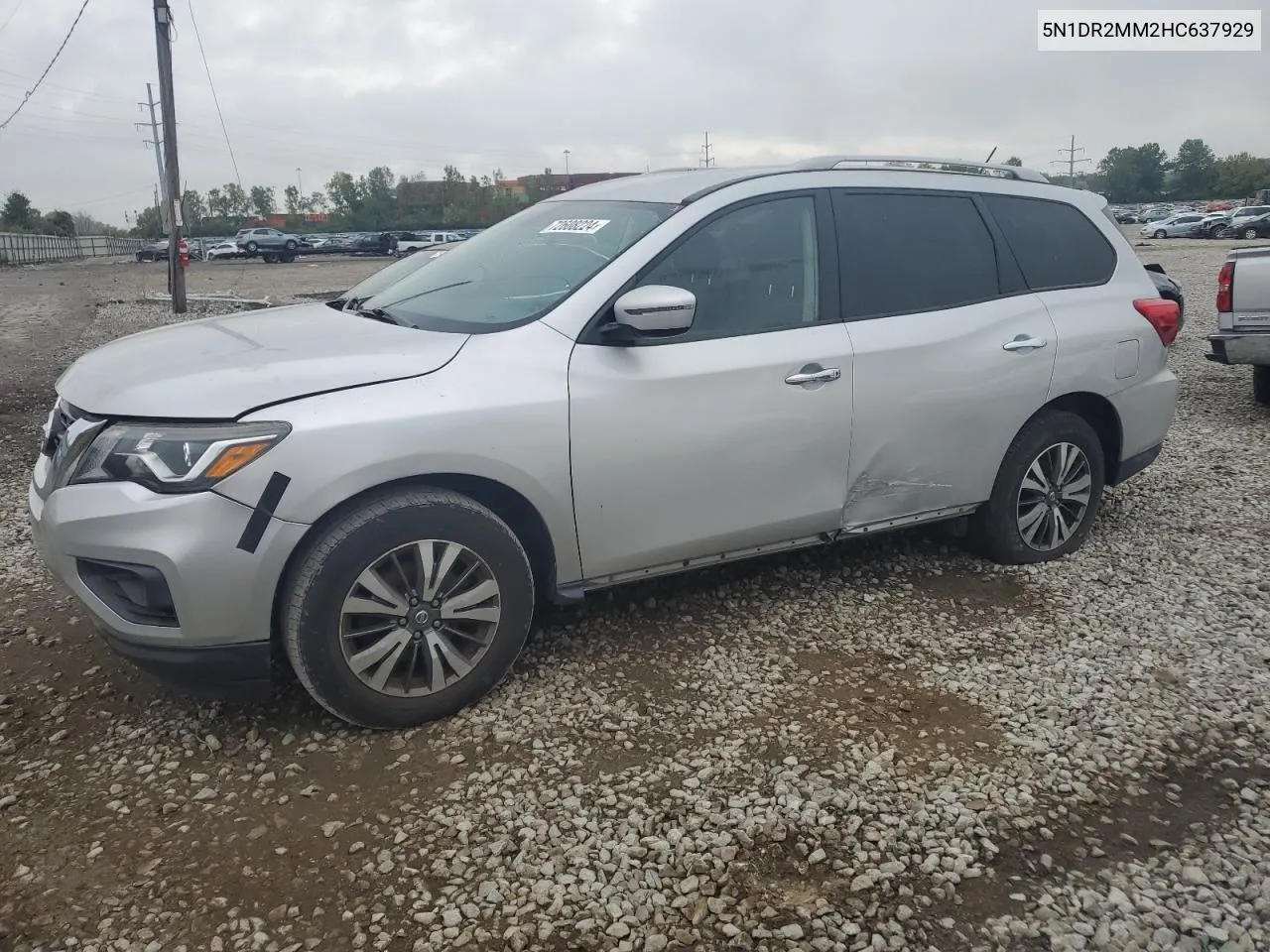 2017 Nissan Pathfinder S VIN: 5N1DR2MM2HC637929 Lot: 72608224