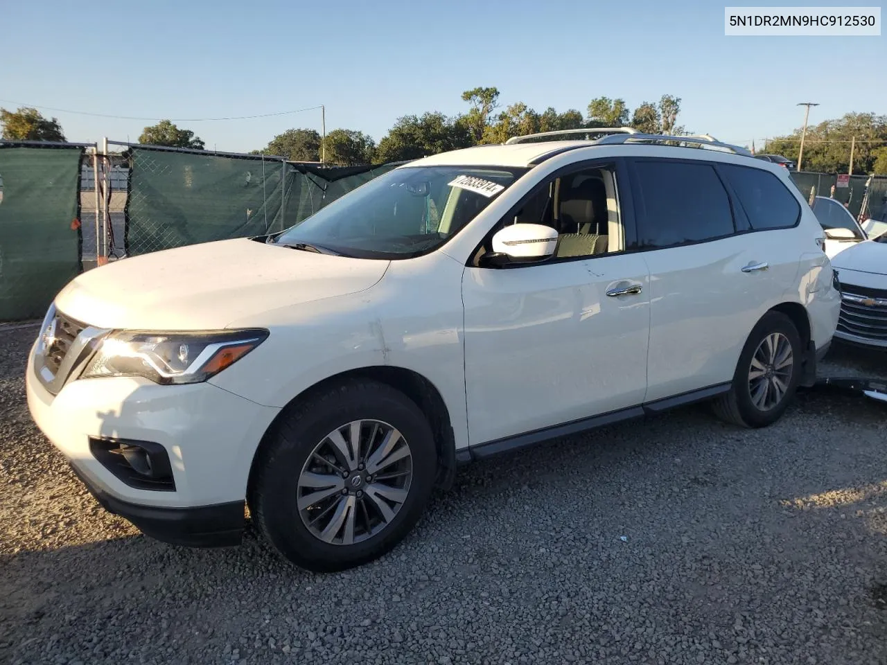 2017 Nissan Pathfinder S VIN: 5N1DR2MN9HC912530 Lot: 72633914