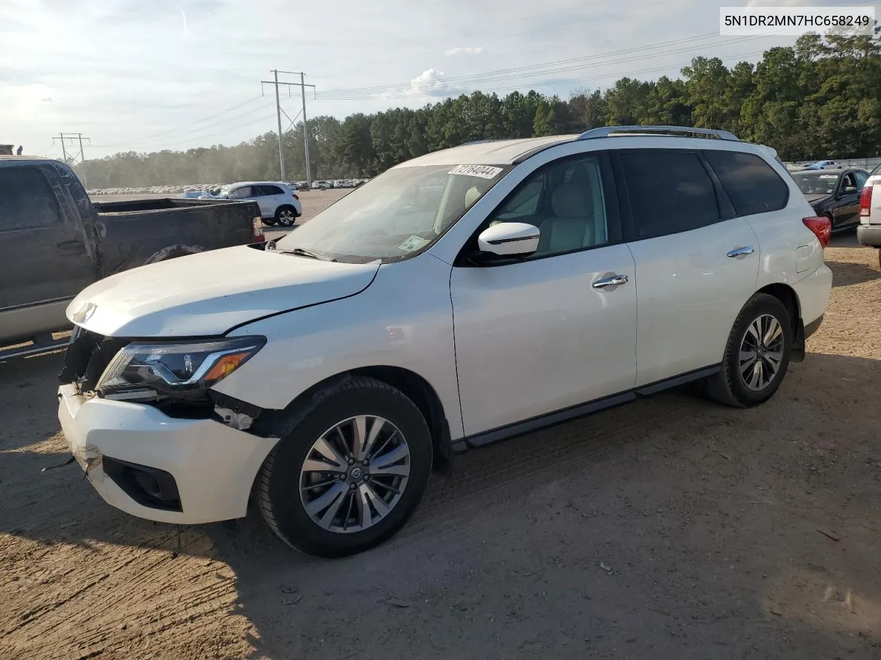 2017 Nissan Pathfinder S VIN: 5N1DR2MN7HC658249 Lot: 72764044