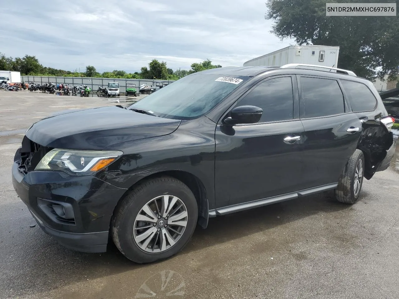 2017 Nissan Pathfinder S VIN: 5N1DR2MMXHC697876 Lot: 72839674