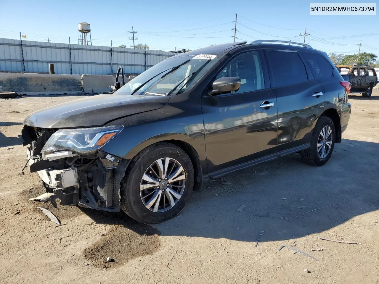 2017 Nissan Pathfinder S VIN: 5N1DR2MM9HC673794 Lot: 73199044