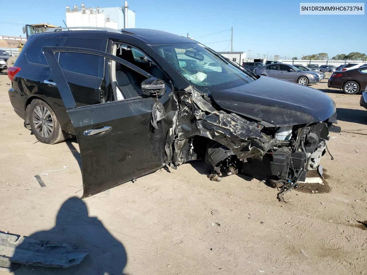 2017 Nissan Pathfinder S VIN: 5N1DR2MM9HC673794 Lot: 73199044