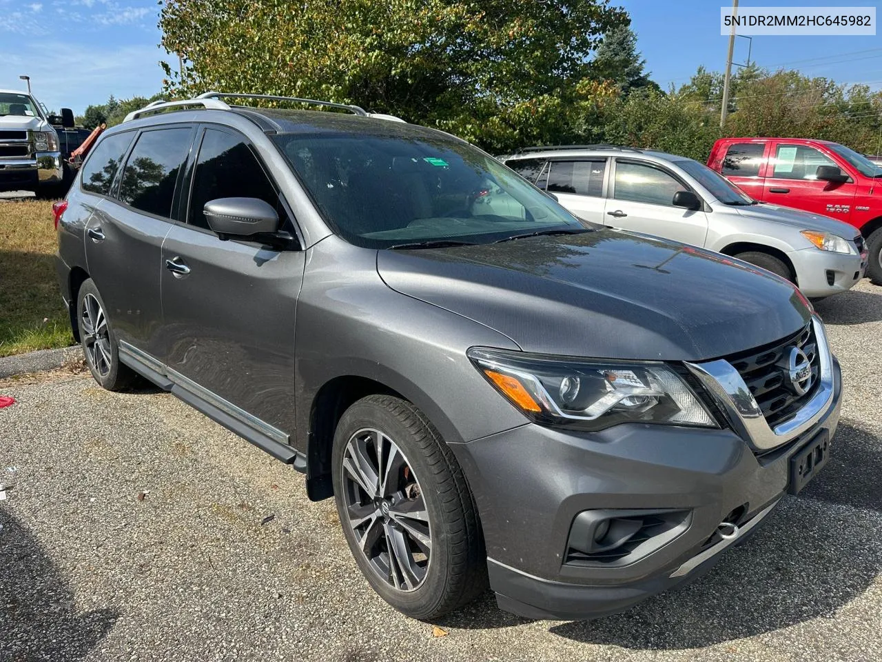 5N1DR2MM2HC645982 2017 Nissan Pathfinder