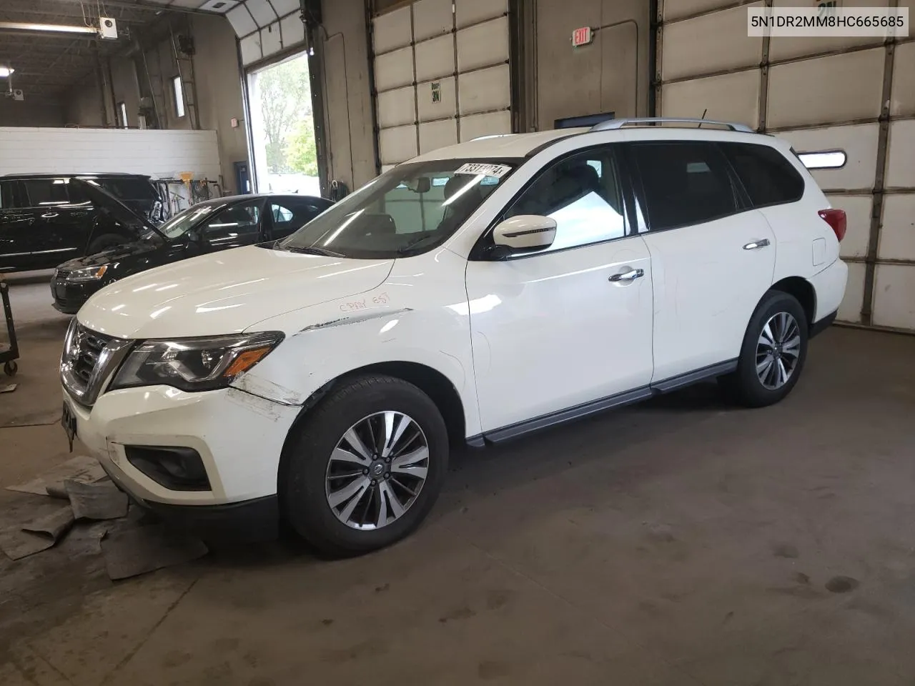 2017 Nissan Pathfinder S VIN: 5N1DR2MM8HC665685 Lot: 73311074