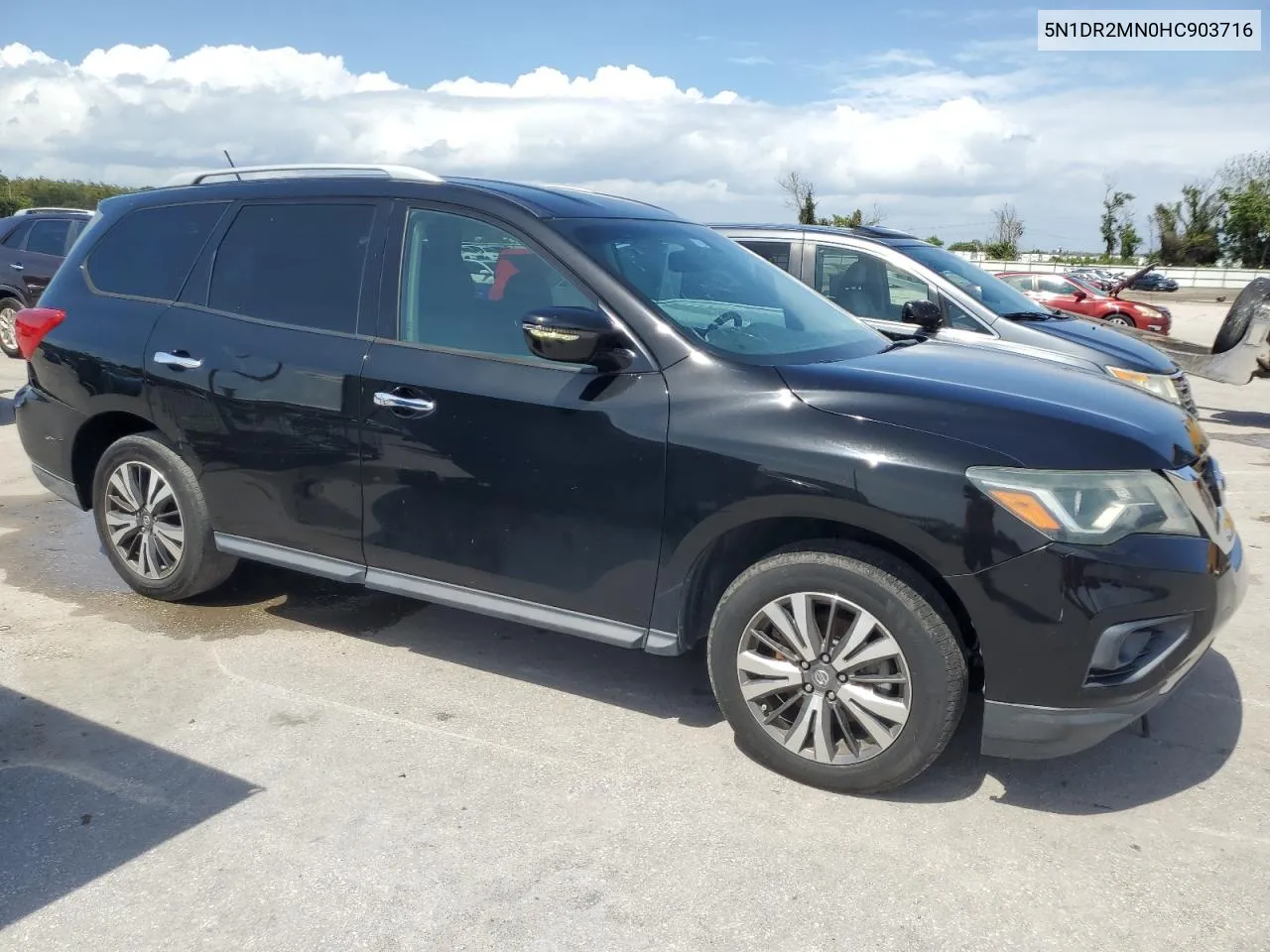 2017 Nissan Pathfinder S VIN: 5N1DR2MN0HC903716 Lot: 73360494