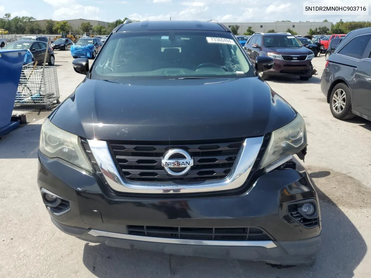 2017 Nissan Pathfinder S VIN: 5N1DR2MN0HC903716 Lot: 73360494