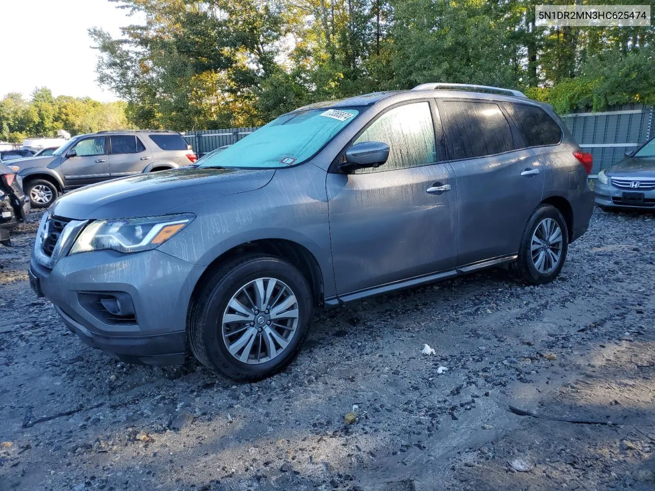 5N1DR2MN3HC625474 2017 Nissan Pathfinder S