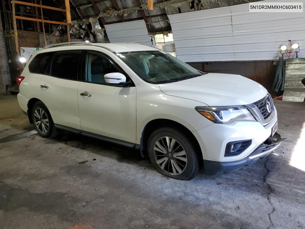 2017 Nissan Pathfinder S VIN: 5N1DR2MMXHC603415 Lot: 73458454