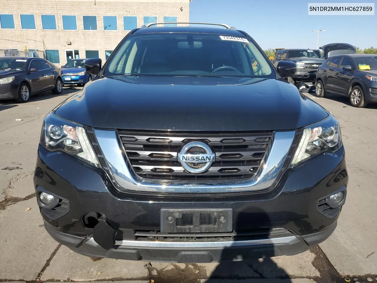 2017 Nissan Pathfinder S VIN: 5N1DR2MM1HC627859 Lot: 73542374