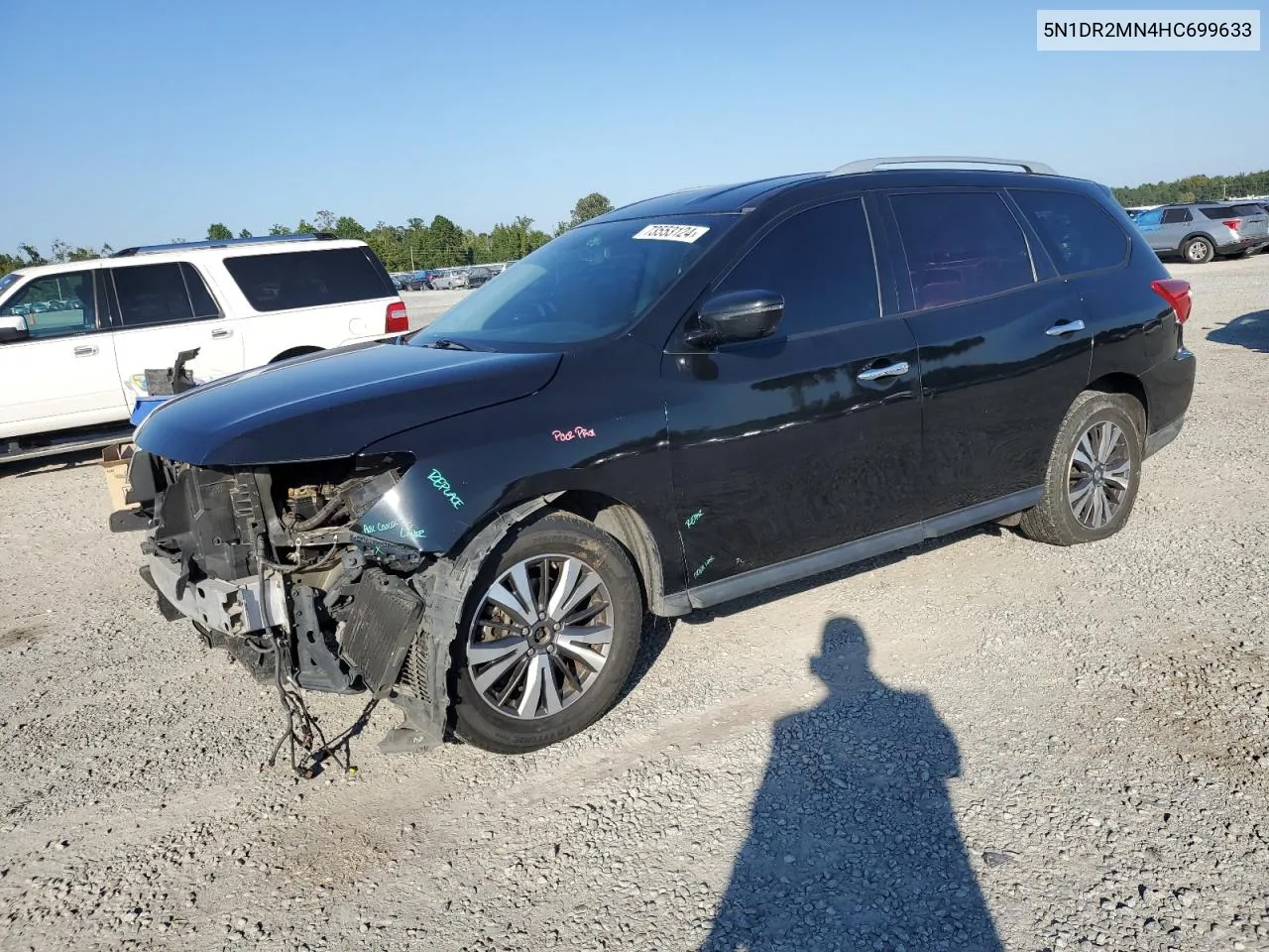 2017 Nissan Pathfinder S VIN: 5N1DR2MN4HC699633 Lot: 73553124