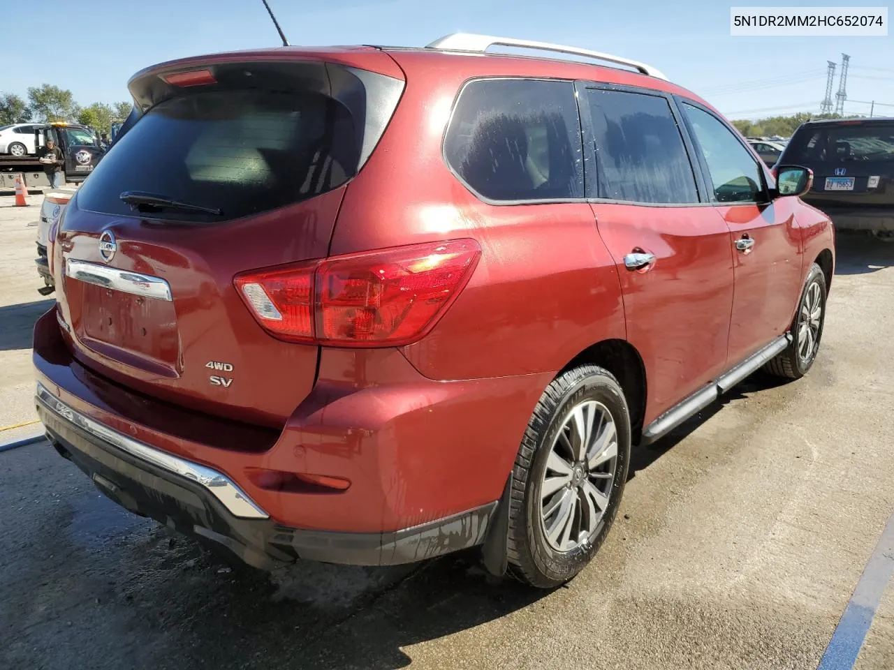 2017 Nissan Pathfinder S VIN: 5N1DR2MM2HC652074 Lot: 73596024