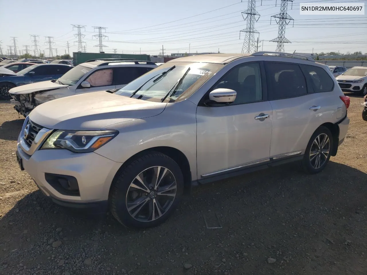 2017 Nissan Pathfinder S VIN: 5N1DR2MM0HC640697 Lot: 73775304