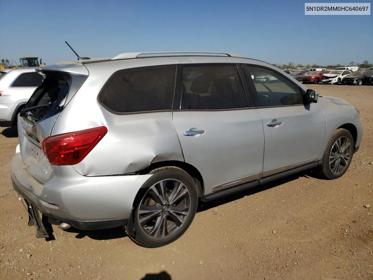 2017 Nissan Pathfinder S VIN: 5N1DR2MM0HC640697 Lot: 73775304