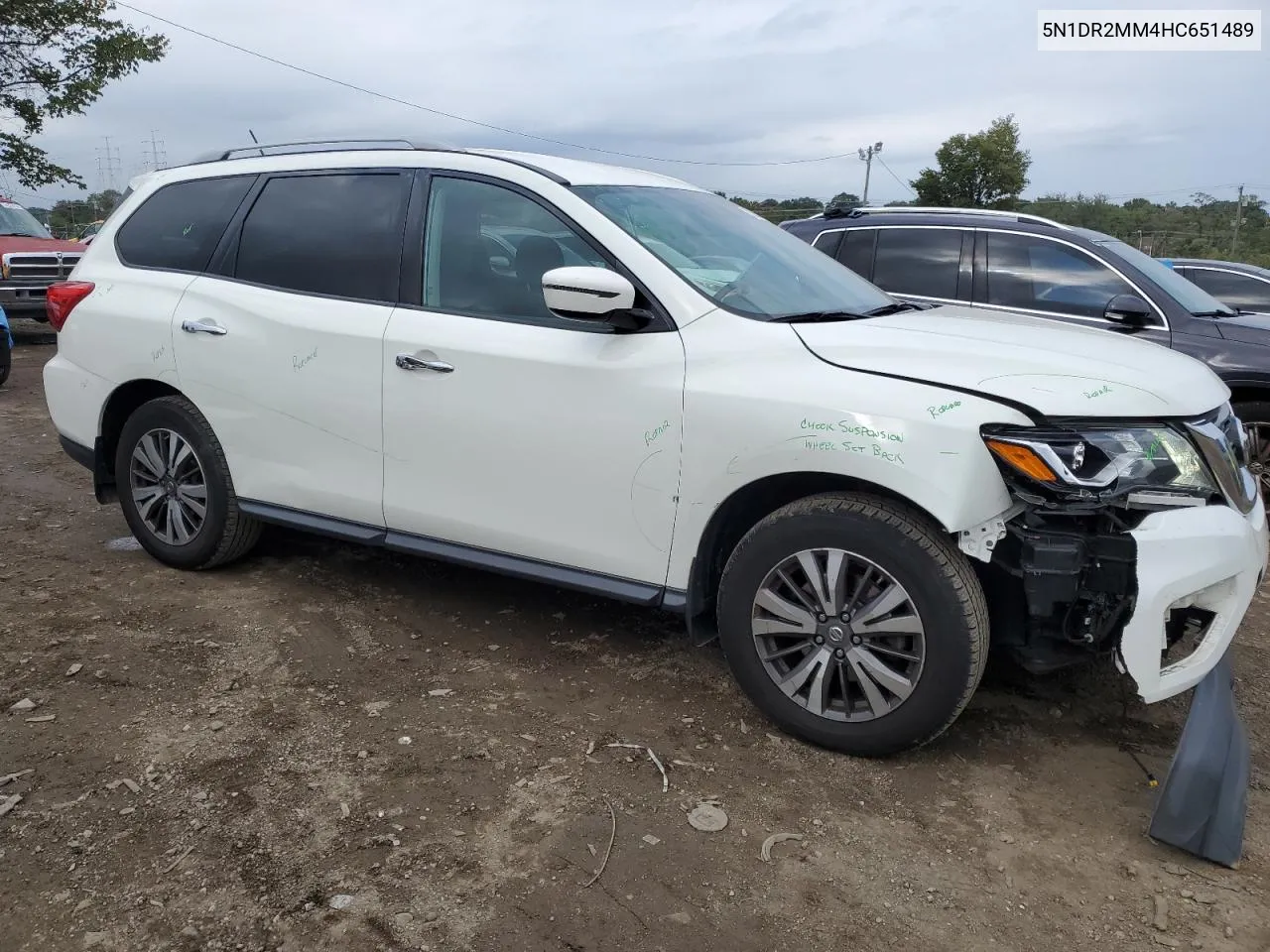 2017 Nissan Pathfinder S VIN: 5N1DR2MM4HC651489 Lot: 73931744