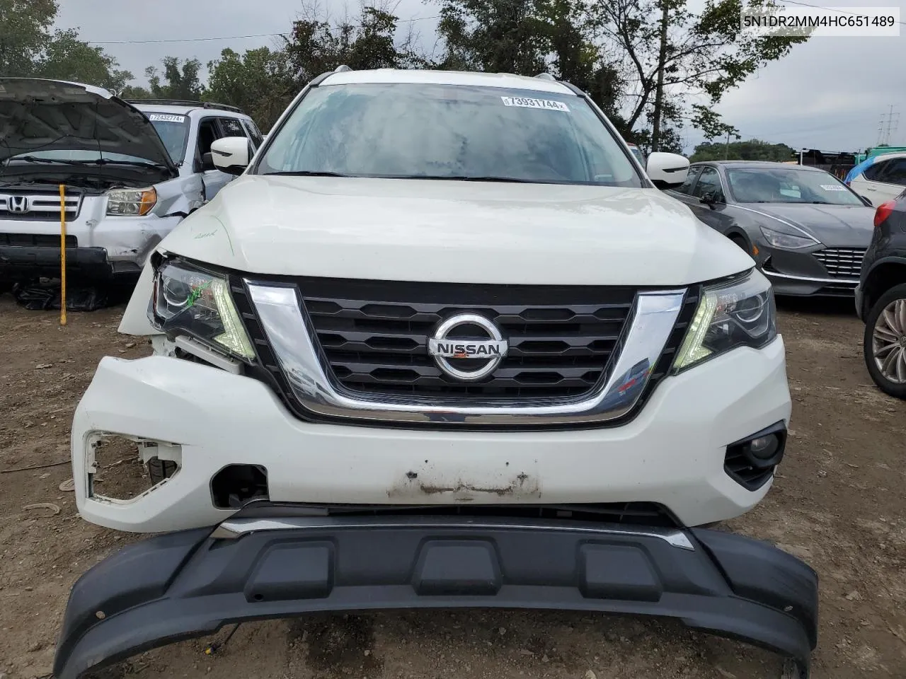 2017 Nissan Pathfinder S VIN: 5N1DR2MM4HC651489 Lot: 73931744