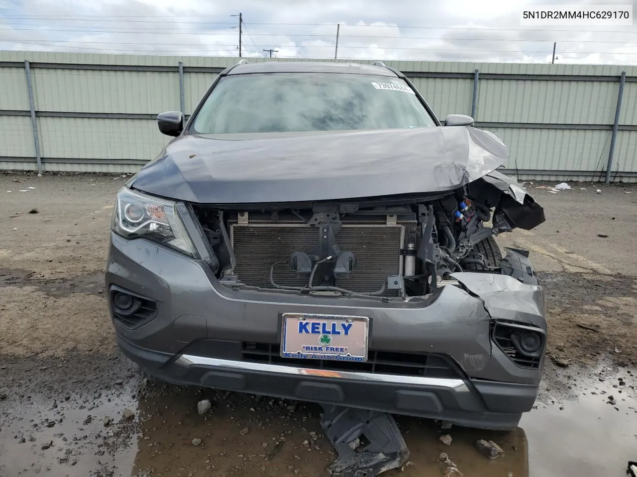 2017 Nissan Pathfinder S VIN: 5N1DR2MM4HC629170 Lot: 73974684