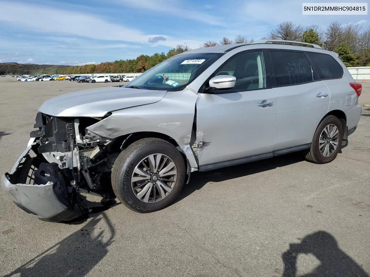 2017 Nissan Pathfinder S VIN: 5N1DR2MM8HC904815 Lot: 74074934