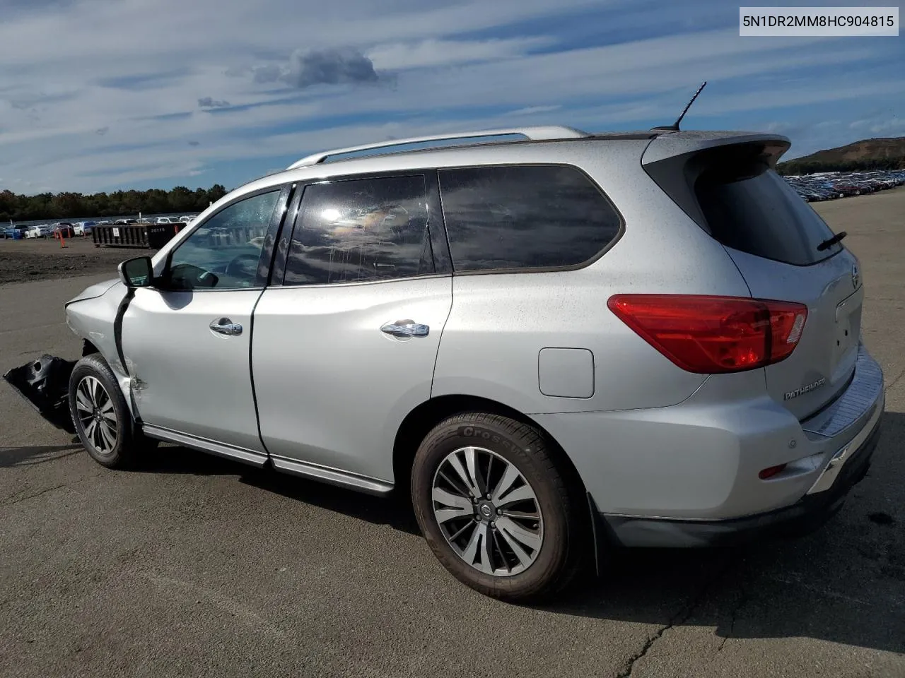 2017 Nissan Pathfinder S VIN: 5N1DR2MM8HC904815 Lot: 74074934