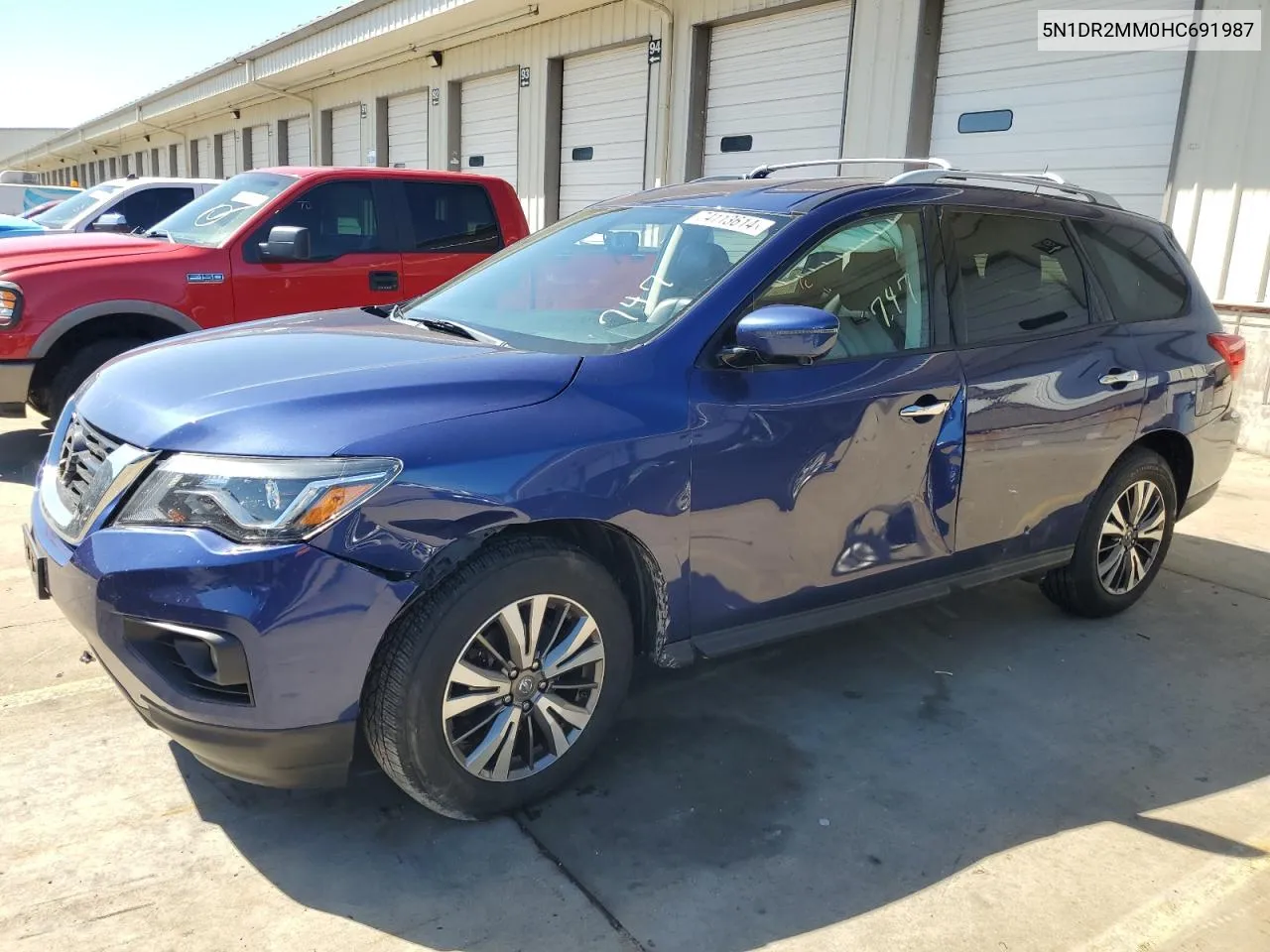 2017 Nissan Pathfinder S VIN: 5N1DR2MM0HC691987 Lot: 74113614