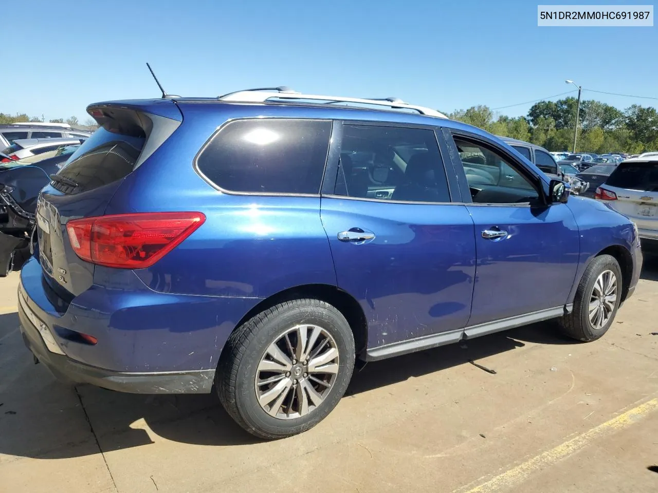 2017 Nissan Pathfinder S VIN: 5N1DR2MM0HC691987 Lot: 74113614