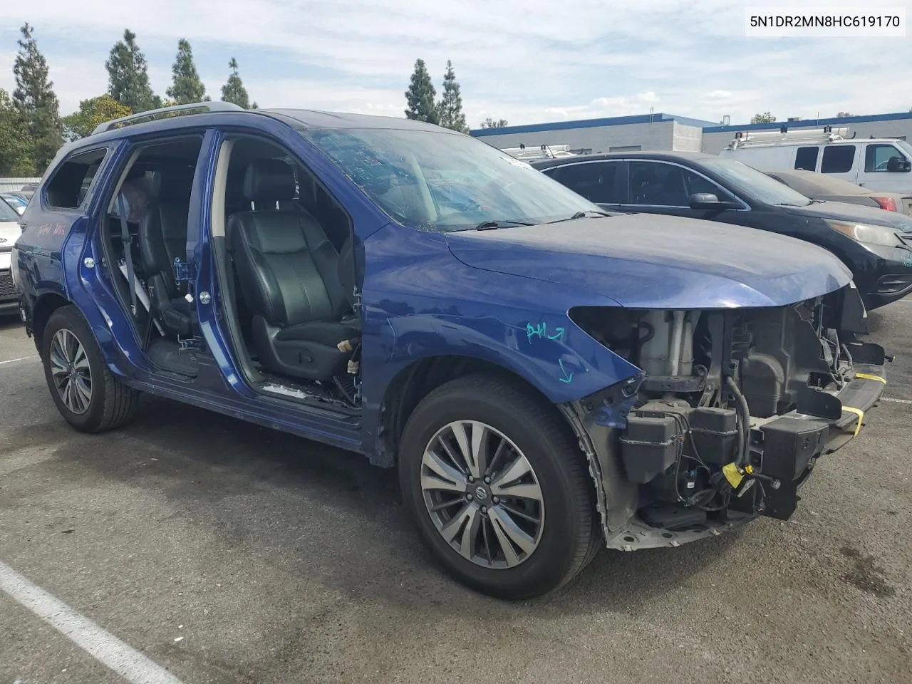 2017 Nissan Pathfinder S VIN: 5N1DR2MN8HC619170 Lot: 74146864