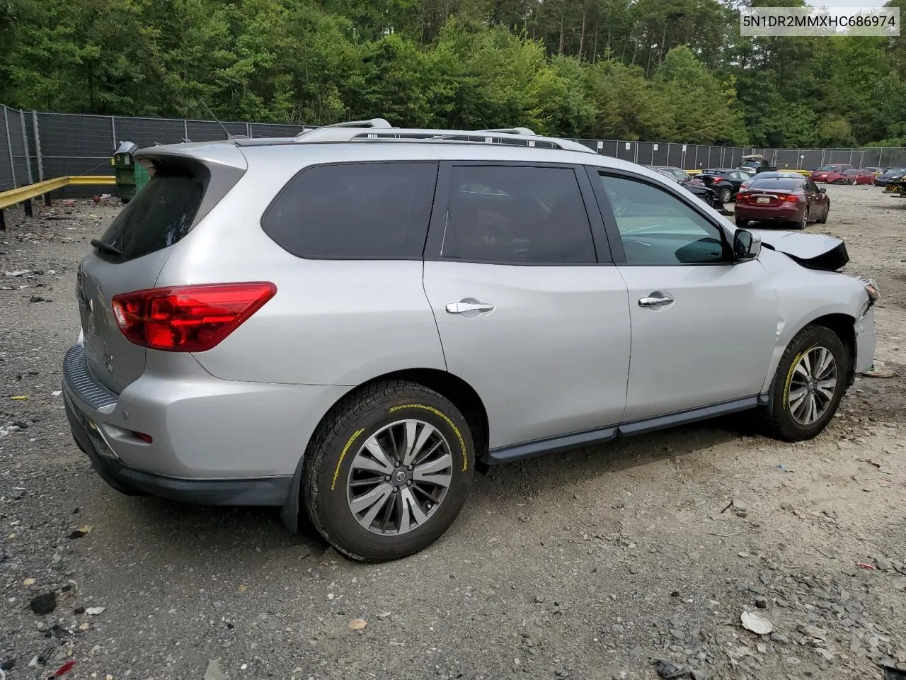 2017 Nissan Pathfinder S VIN: 5N1DR2MMXHC686974 Lot: 74220764