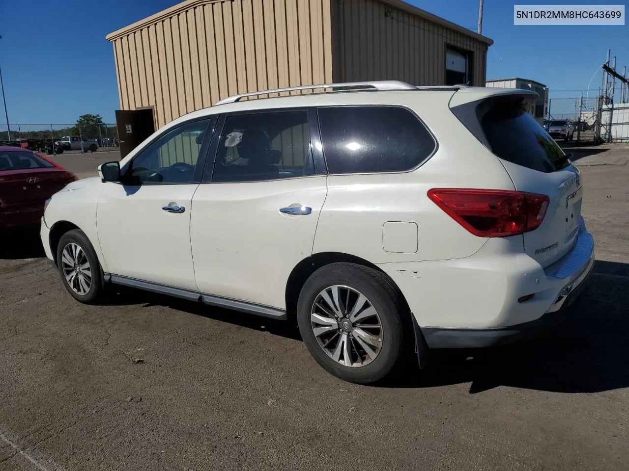 2017 Nissan Pathfinder S VIN: 5N1DR2MM8HC643699 Lot: 74265784