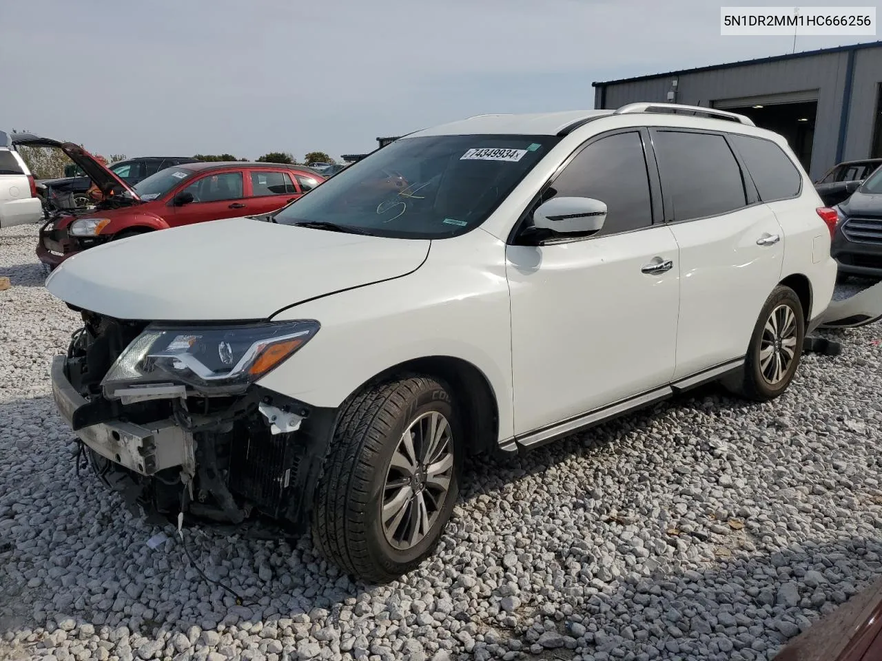 2017 Nissan Pathfinder S VIN: 5N1DR2MM1HC666256 Lot: 74349934