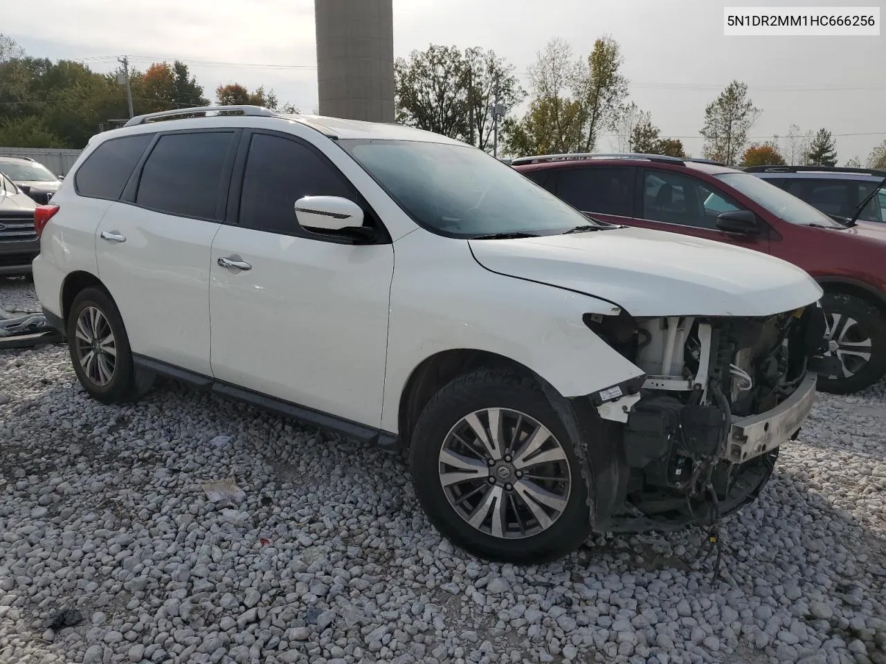 2017 Nissan Pathfinder S VIN: 5N1DR2MM1HC666256 Lot: 74349934