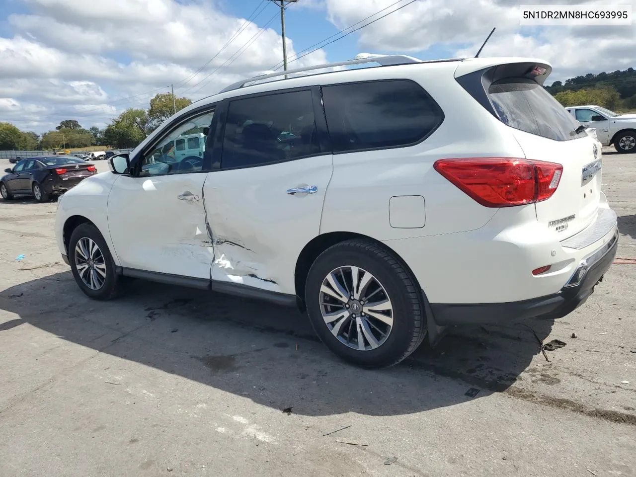 2017 Nissan Pathfinder S VIN: 5N1DR2MN8HC693995 Lot: 74504464