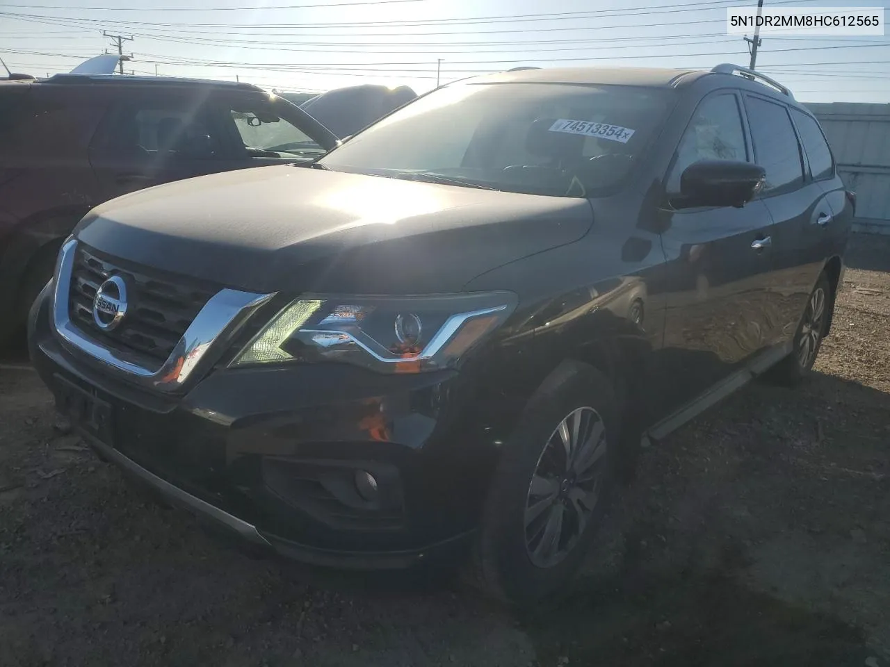 2017 Nissan Pathfinder S VIN: 5N1DR2MM8HC612565 Lot: 74513354